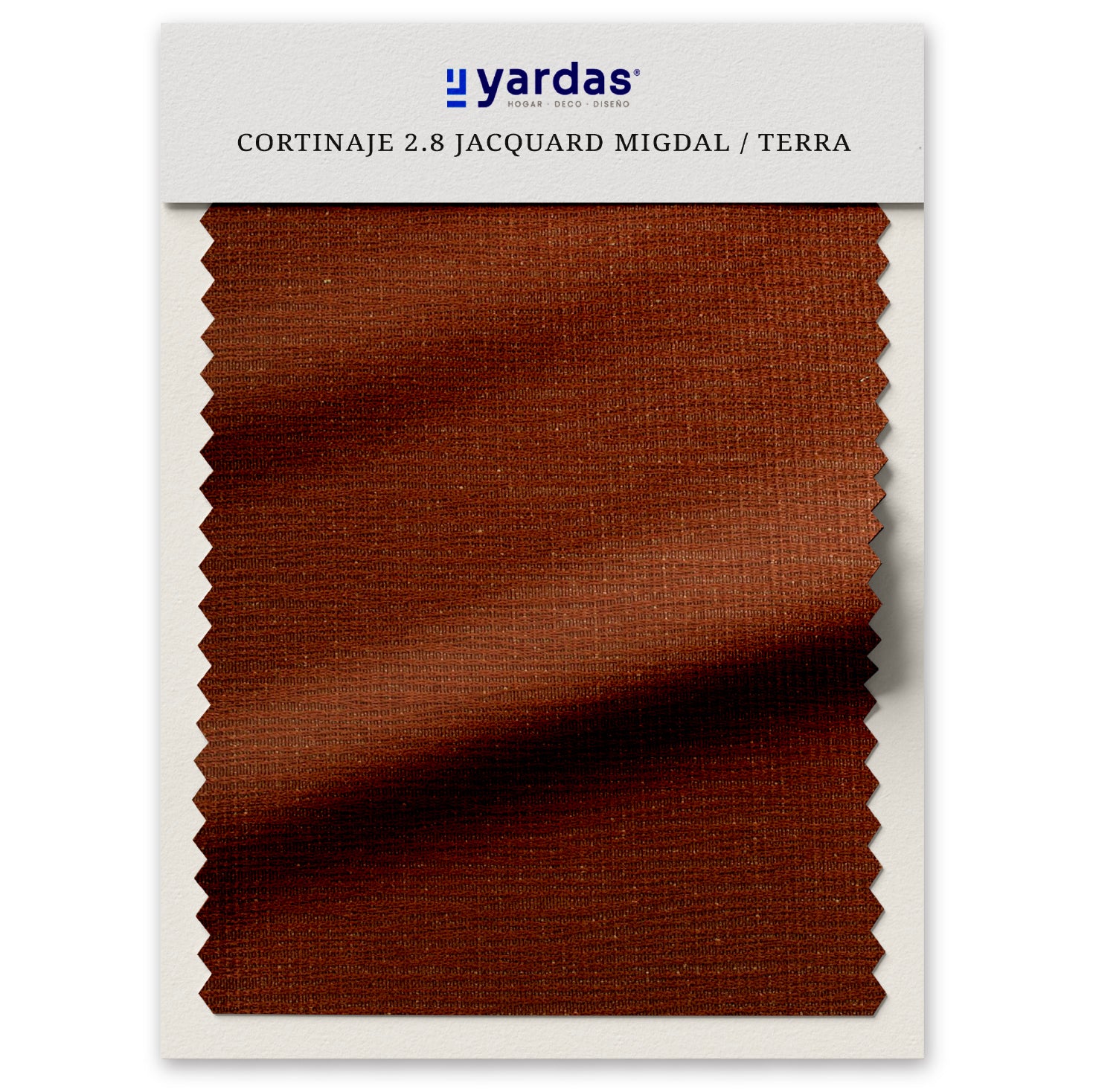 CORTINAJE 2.8 JACQUARD MIGDAL TERRA