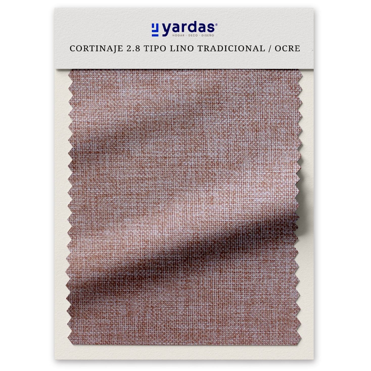 CORTINAJE 2.8 TIPO LINO TRADICIONAL