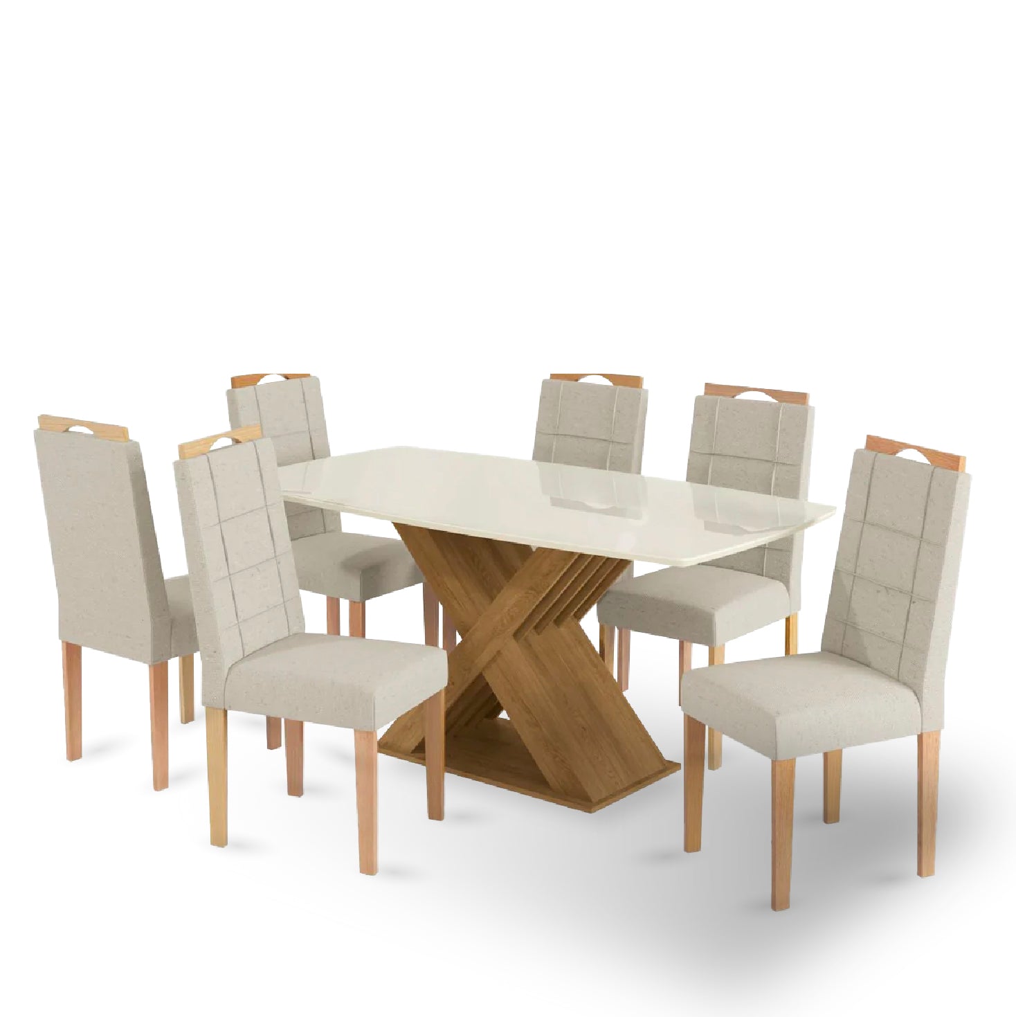 Comedor Verona Rectangular 6 Sillas